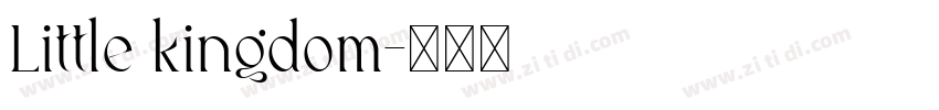 Little kingdom字体转换